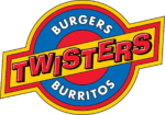 Twisters Burgers and Burritos logo